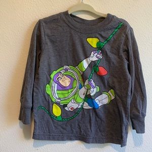 Old Navy buzz light year Christmas light shirt size 2T